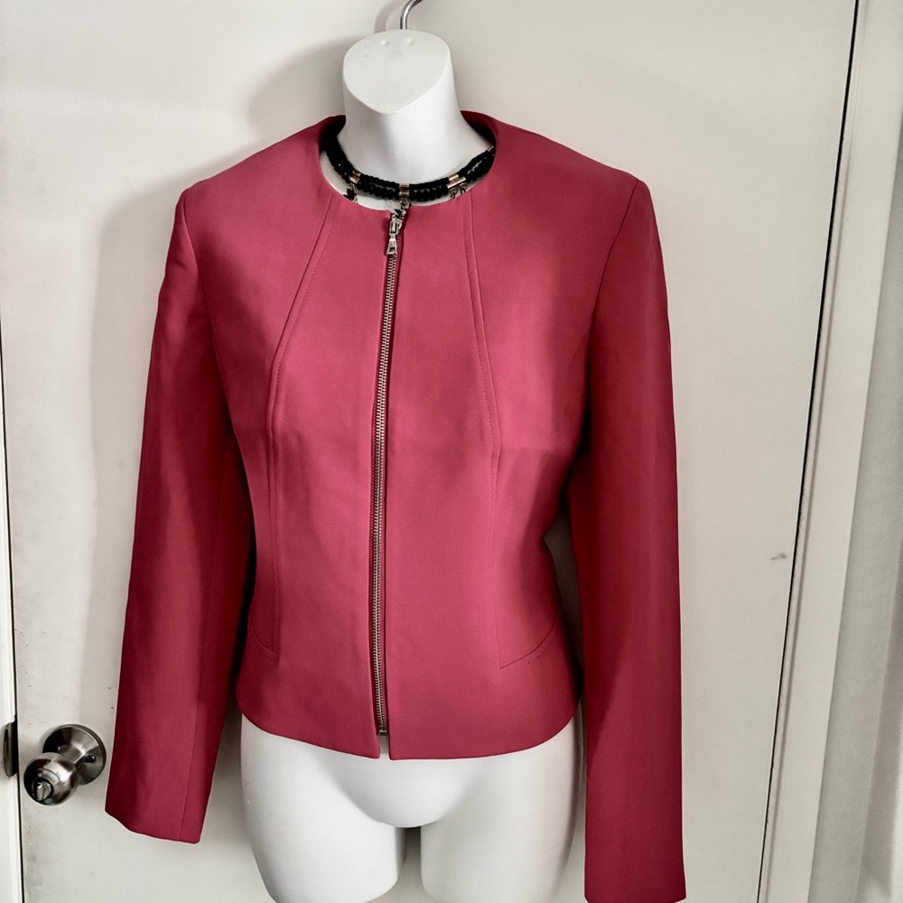 ANNE KLEIN women ZIPPERED BLAZER SIZE 6 new